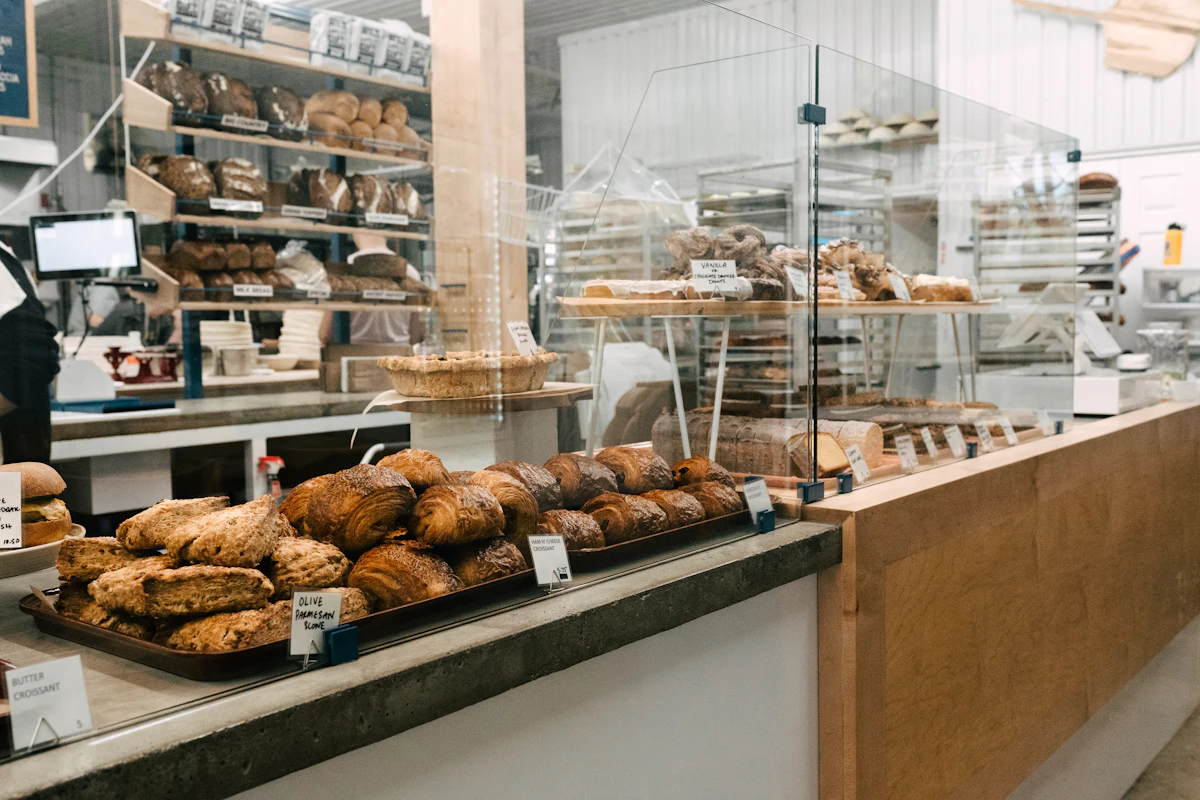 A bakery filled with baked goods